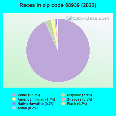 Races in zip code 68939 (2019)
