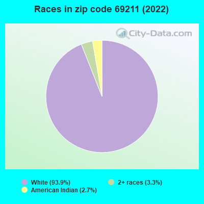 Races in zip code 69211 (2022)