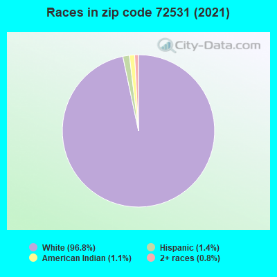 Races in zip code 72531 (2019)