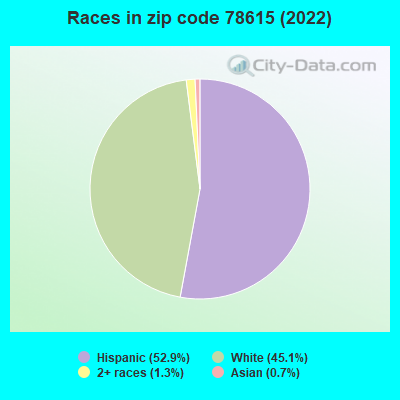 Races in zip code 78615 (2022)
