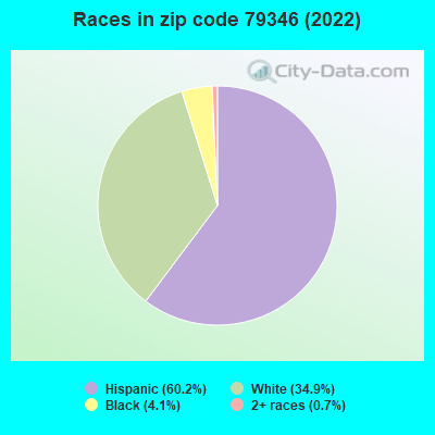 Races in zip code 79346 (2019)