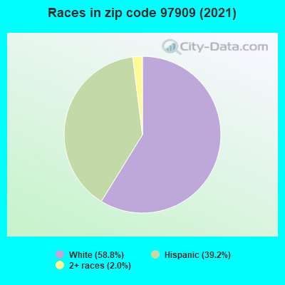 Races in zip code 97909 (2019)