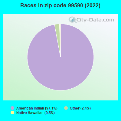 Races in zip code 99590 (2022)