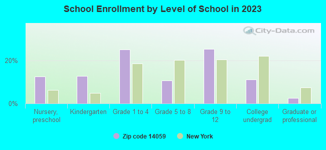 School Enrollment by Level of School in 2021