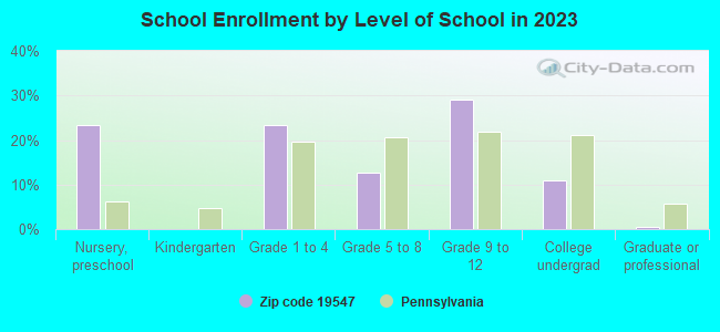 School Enrollment by Level of School in 2022