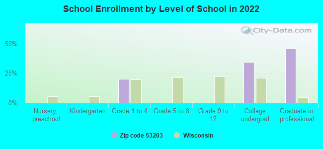 School Enrollment by Level of School in 2022