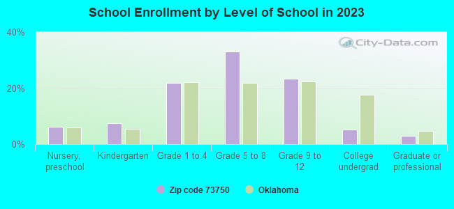 School Enrollment by Level of School in 2021