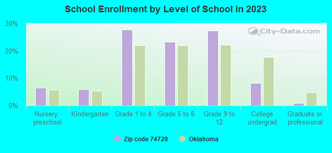 School Enrollment by Level of School in 2019