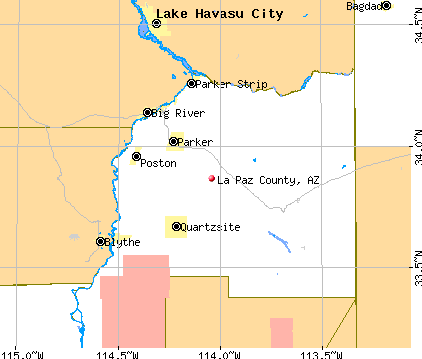 La Paz County, AZ map