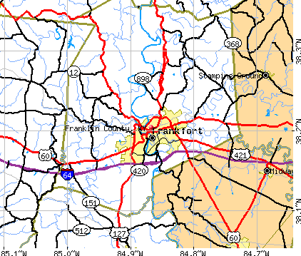 Franklin County, KY map