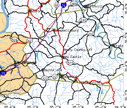 Henry County, KY map