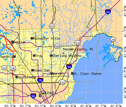 How many counties are in Michigan?