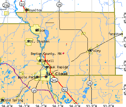 Benton County, MN map
