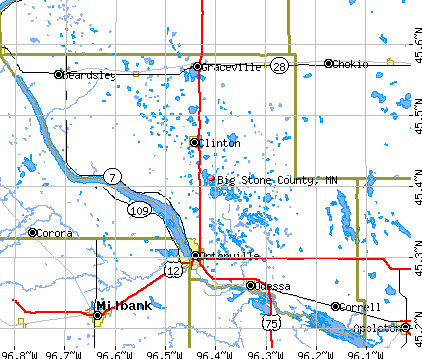 Big Stone County, MN map