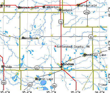 Cottonwood County, MN map