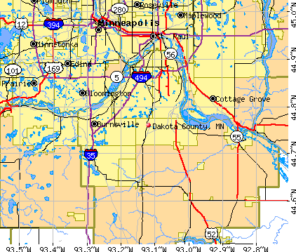 Dakota County, MN map