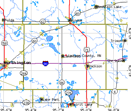 Jackson County, MN map