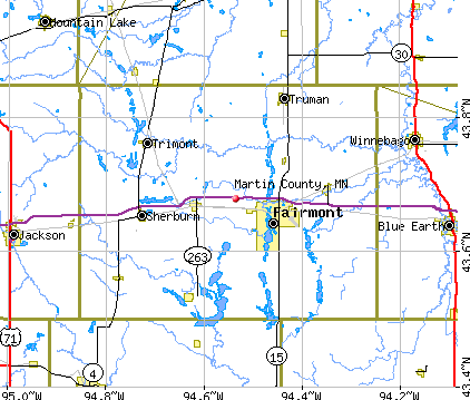 Martin County, MN map