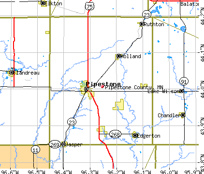 Pipestone County, MN map