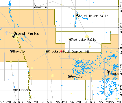 Polk County, MN map