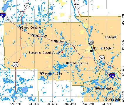 Stearns County, MN map
