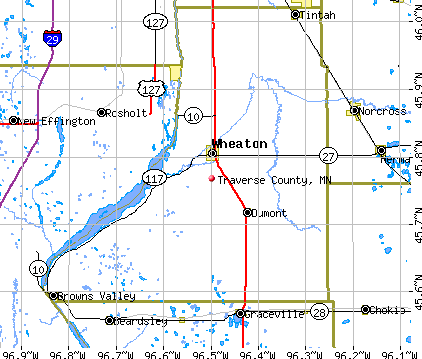 Traverse County, MN map