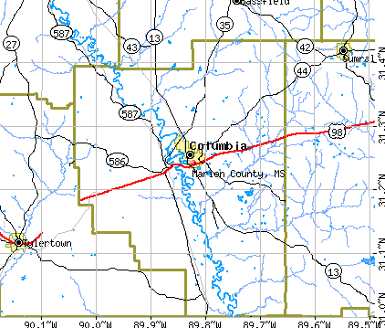 Marion County, MS map