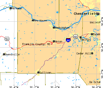 Franklin County, MO map