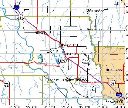 Holt County, MO map