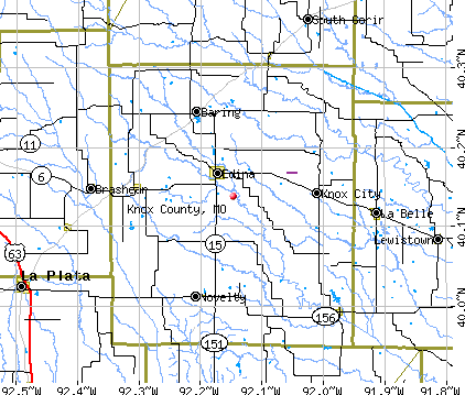Knox County, MO map