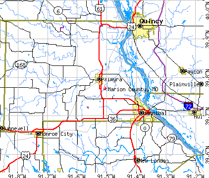 Marion County, MO map