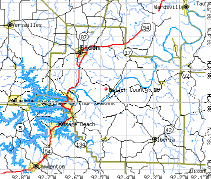 Miller County, MO map