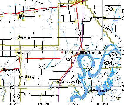 New Madrid County, MO map