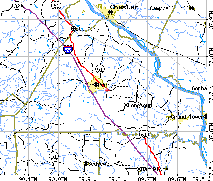 Perry County, MO map