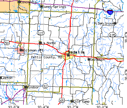 Pettis County, MO map