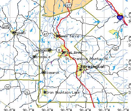 St. Francois County, MO map
