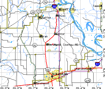 Scott County, MO map