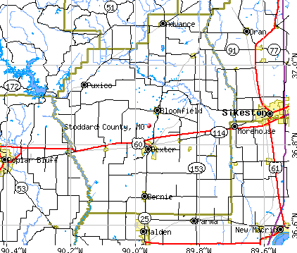 Stoddard County, MO map