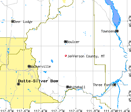 Jefferson County, MT map
