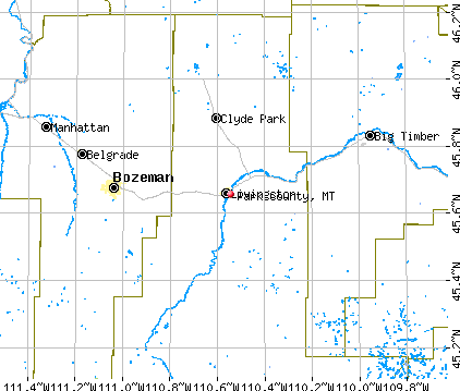 Park County, MT map