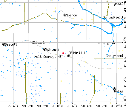 Holt County, NE map