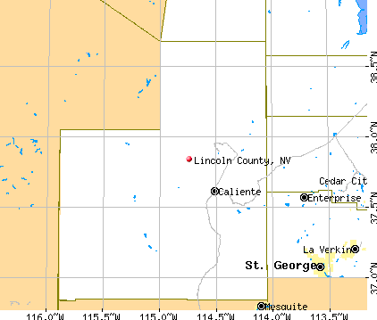 Lincoln County, NV map