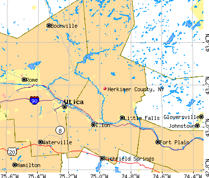 Herkimer County, NY map