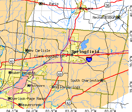 Clark County, OH map