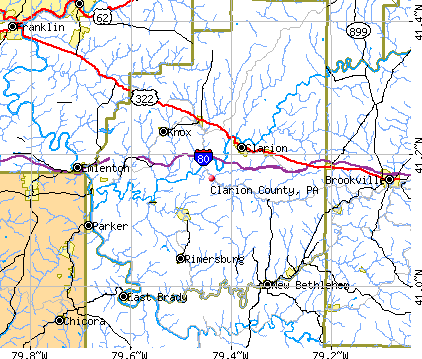 Clarion County, PA map