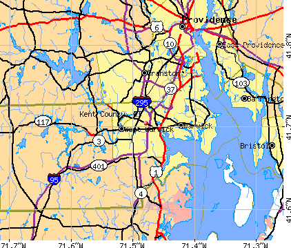 Kent County, RI map