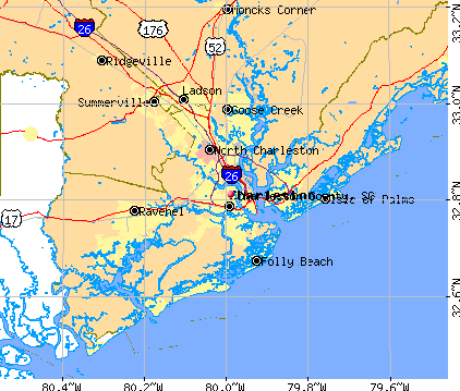 Charleston County, SC map