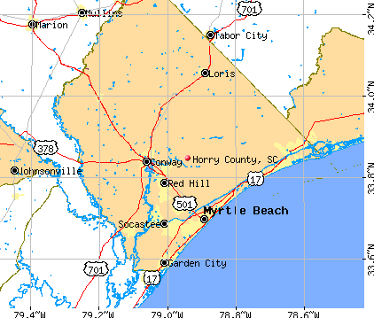 General Map; Google Map; MSN Map. Horry County, SC map