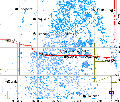 Day County, SD map
