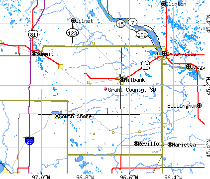 Grant County, SD map
